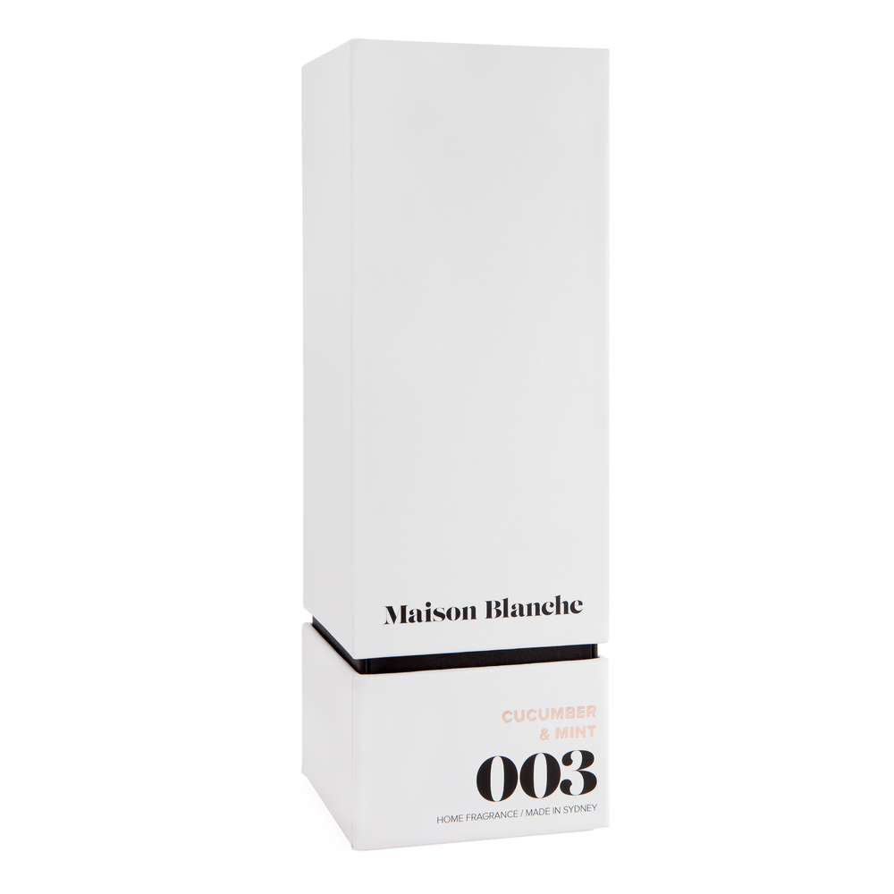 🥒 003 Cucumber & Mint Diffuser – Maison Blanche 🌿✨🏡 - Bright, clean, energising