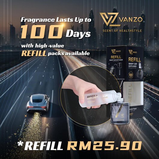 🌸 POS Classic Blossom (120ML) Smart Car Diffuser 🚗✨