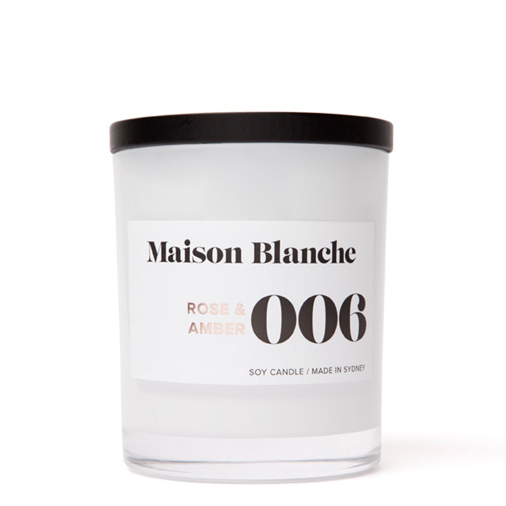 🌹 006 Rose & Amber Large Candle Peppermint Grove ✨🕯️🤎 - Floral, warm, captivating