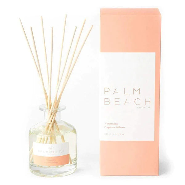 🍉 Watermelon Reed Diffuser 250ml – Palm Beach ☀️🌿- Fruity, clean, fresh