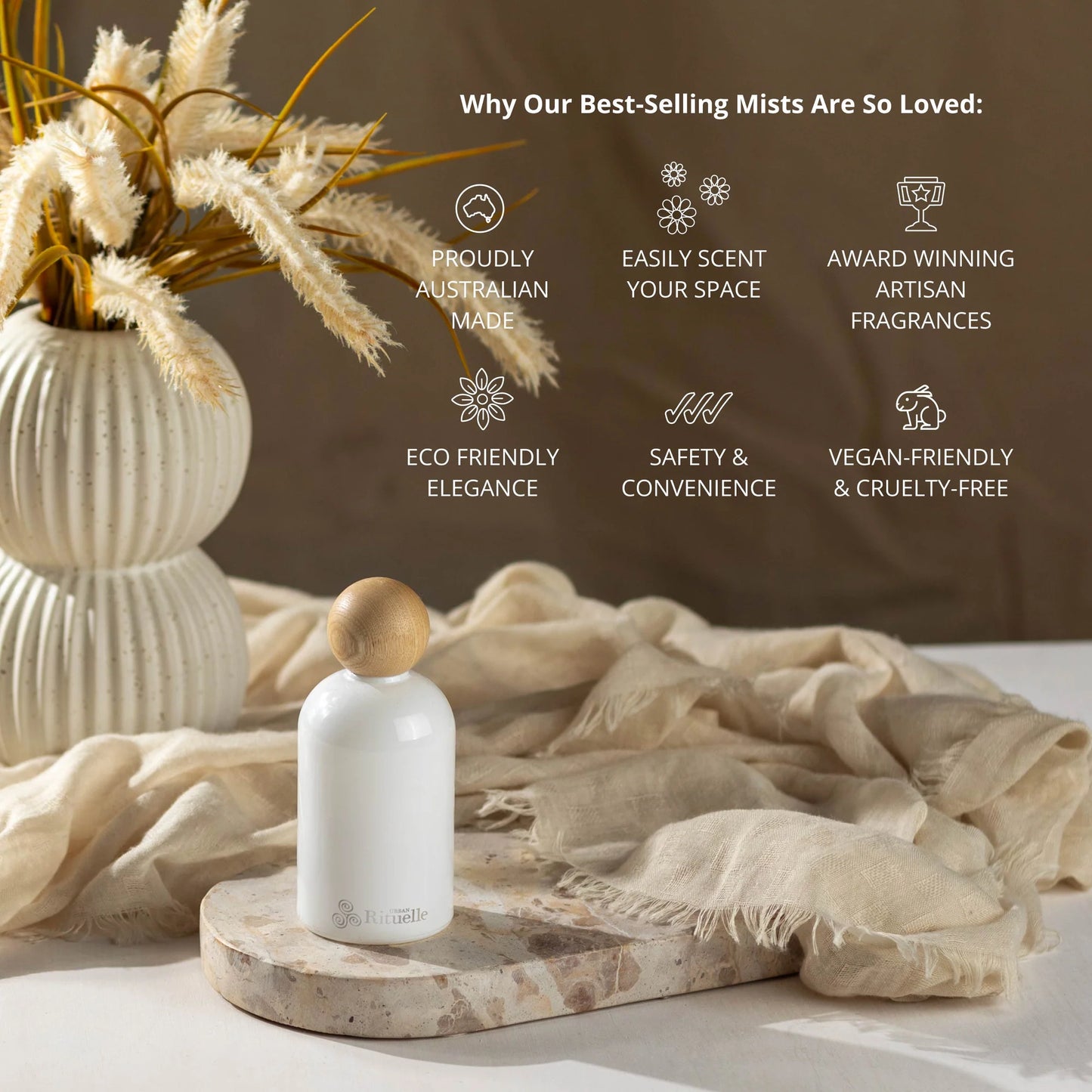 Crisp Sea Mist, Juniper, Amberwood Room & Linen Mist | 100ml by Urban Rituelle