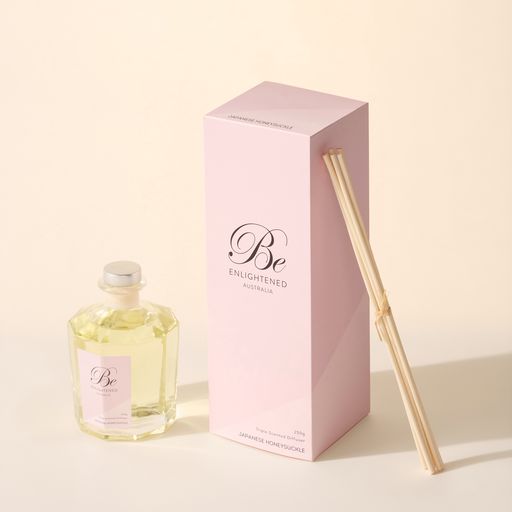 🌸 Japanese Honeysuckle Triple Scented Diffuser 280ml Be Enlightened 🍯✨ - Floral, fresh, gently sweet