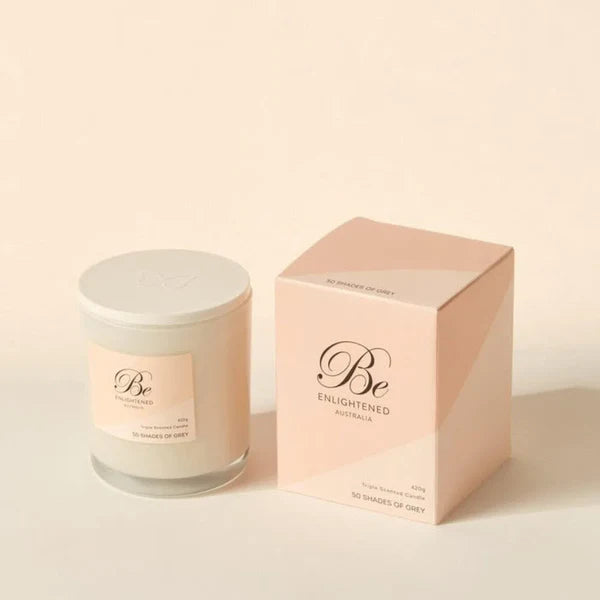 🖤 50 Shades of Grey Triple Scented Candle 420g – Be Enlightened 🌹🕯️- Floral, exotic, alluring