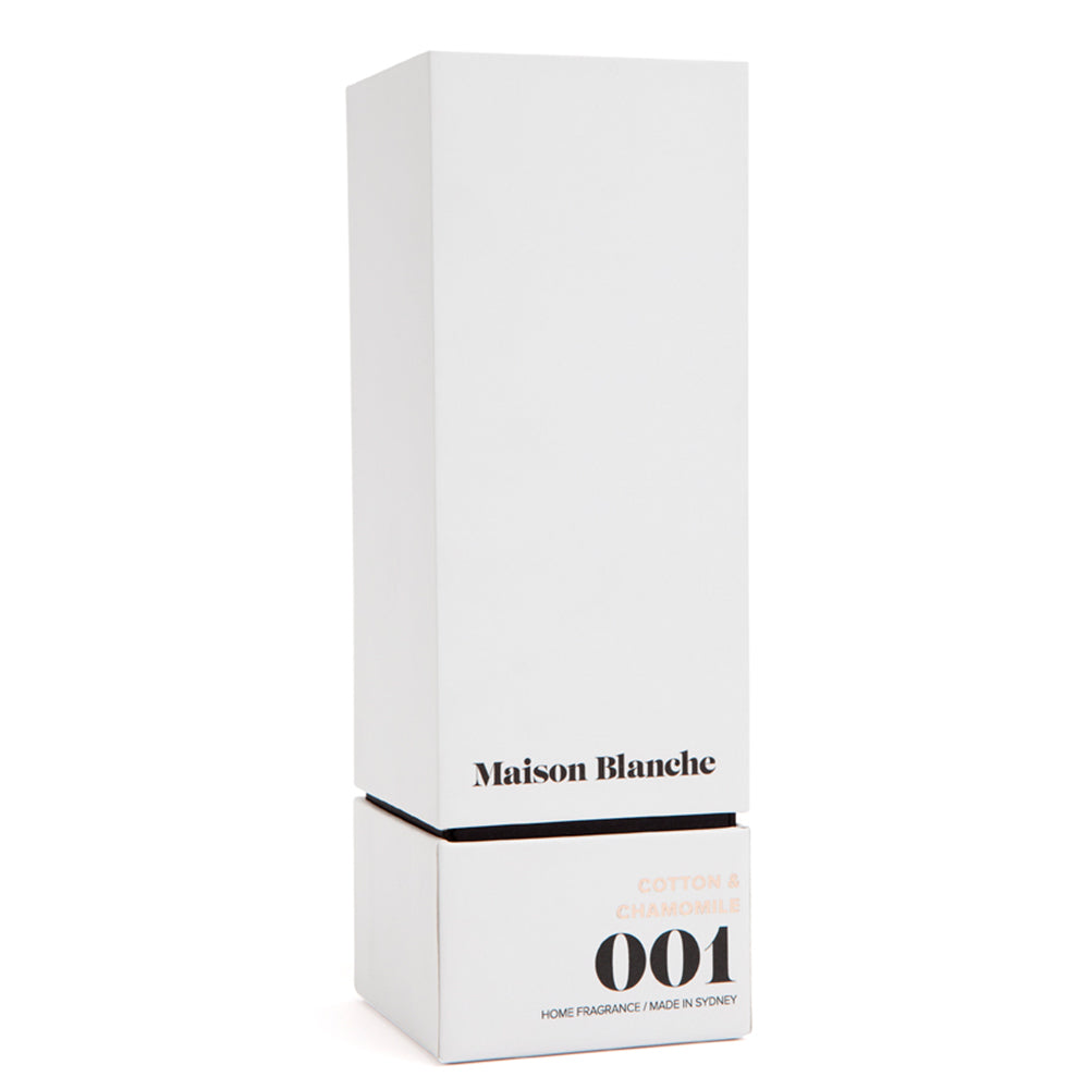 🌿 001 Cotton & Chamomile Diffuser – Maison Blanche 🕊️✨ - Light, airy, soothing