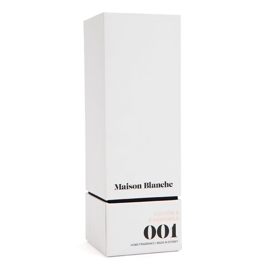 🌿 001 Cotton & Chamomile Diffuser – Maison Blanche 🕊️✨ - Light, airy, soothing