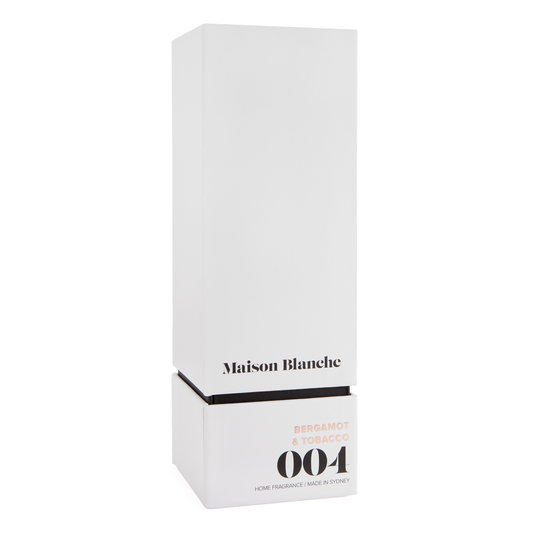 🍊 004 Bergamot & Tobacco Diffuser – Maison Blanche 🖤✨🔥 - Warm, smoky, fresh