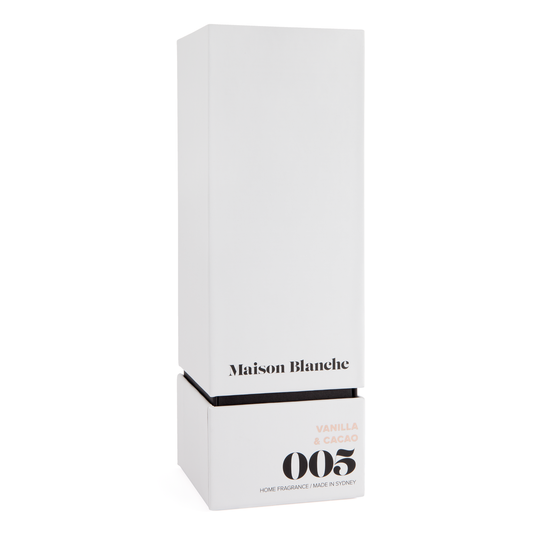 🍫 005 Vanilla & Cacao Diffuser – Maison Blanche ✨🤎🏡 - Sweet, rich, velvety