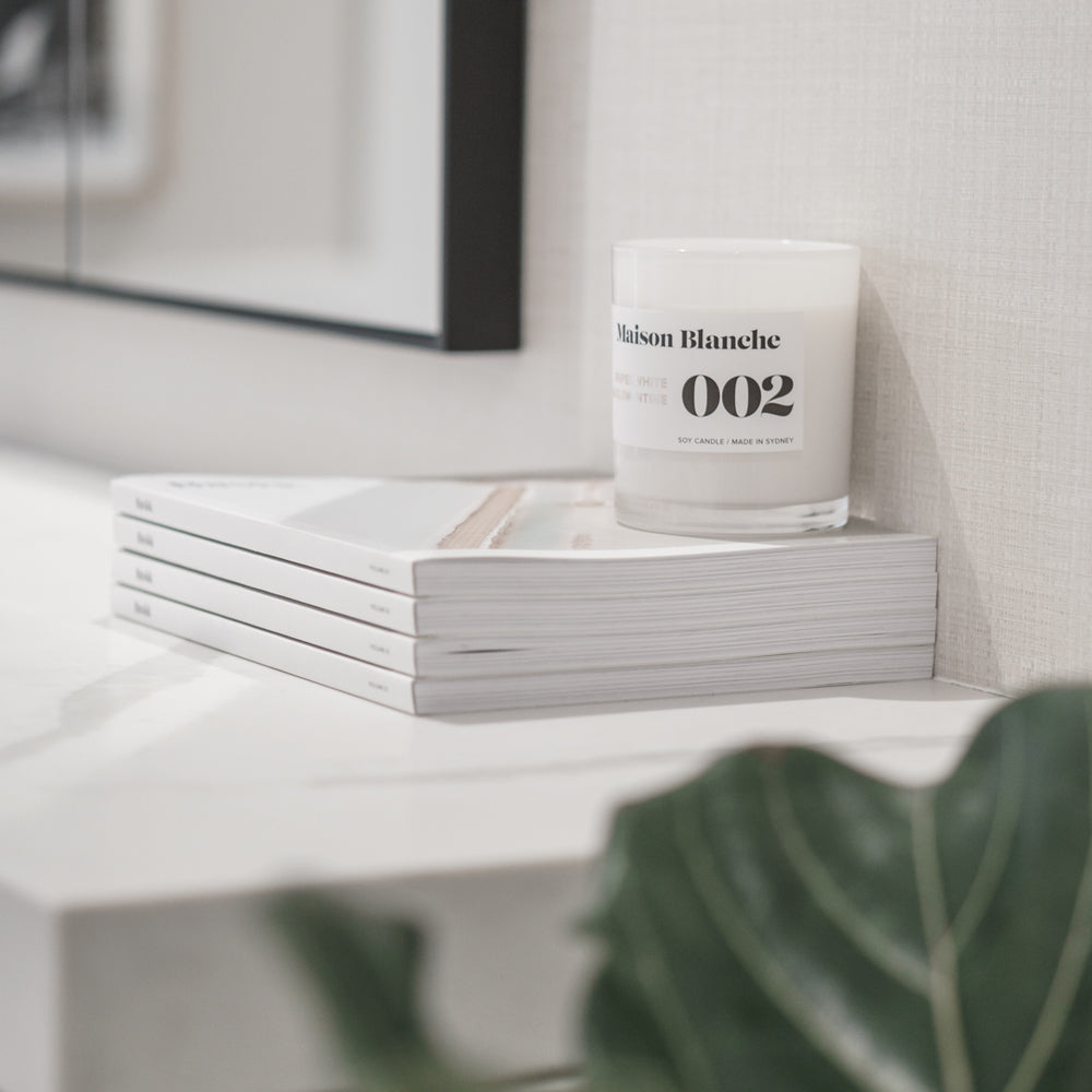 🍊 002 Paperwhite & Clementine Large Candle Maison Blanche ✨🕯️🌼 - Luminous, floral, citrusy