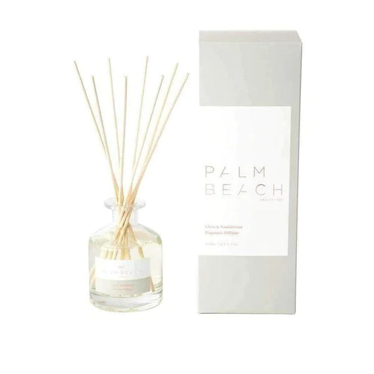 🪵 Clove & Sandalwood Diffuser 250ml – Palm Beach ✨🔥- Spicy, woody, luxurious