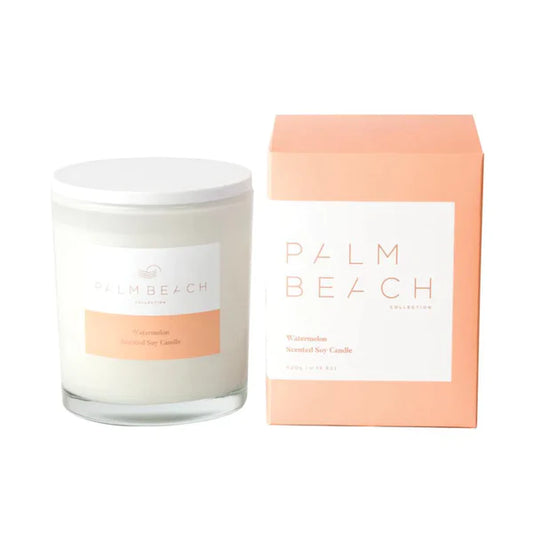 🍉 Watermelon Candle 420g – Palm Beach ☀️🕯️💖 - Fun, fruity, and full of summer vibes
