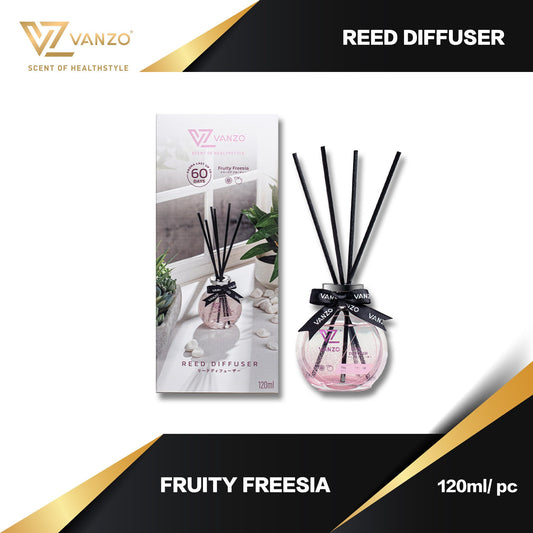 VANZO Reed Diffuser – Fruity Freesia (120ML) 🍑🌸