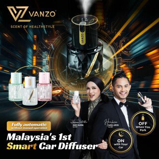 🌿 Cloud Mist Tea Essence (120ML) VANZO Smart Car Diffuser 🚗☁️✨ - Clean, airy, grounding