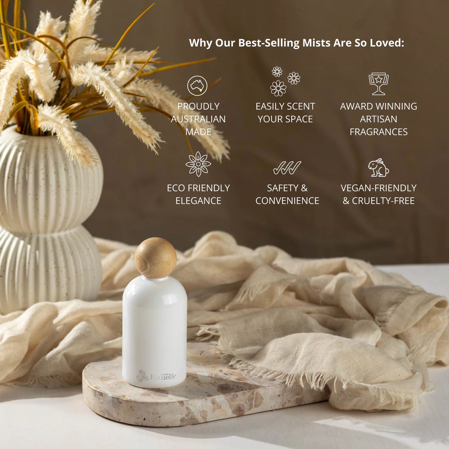 🥜 Pistachio, Saffron, Praline & Maple – Room & Linen Mist (100ml) by Urban Rituelle