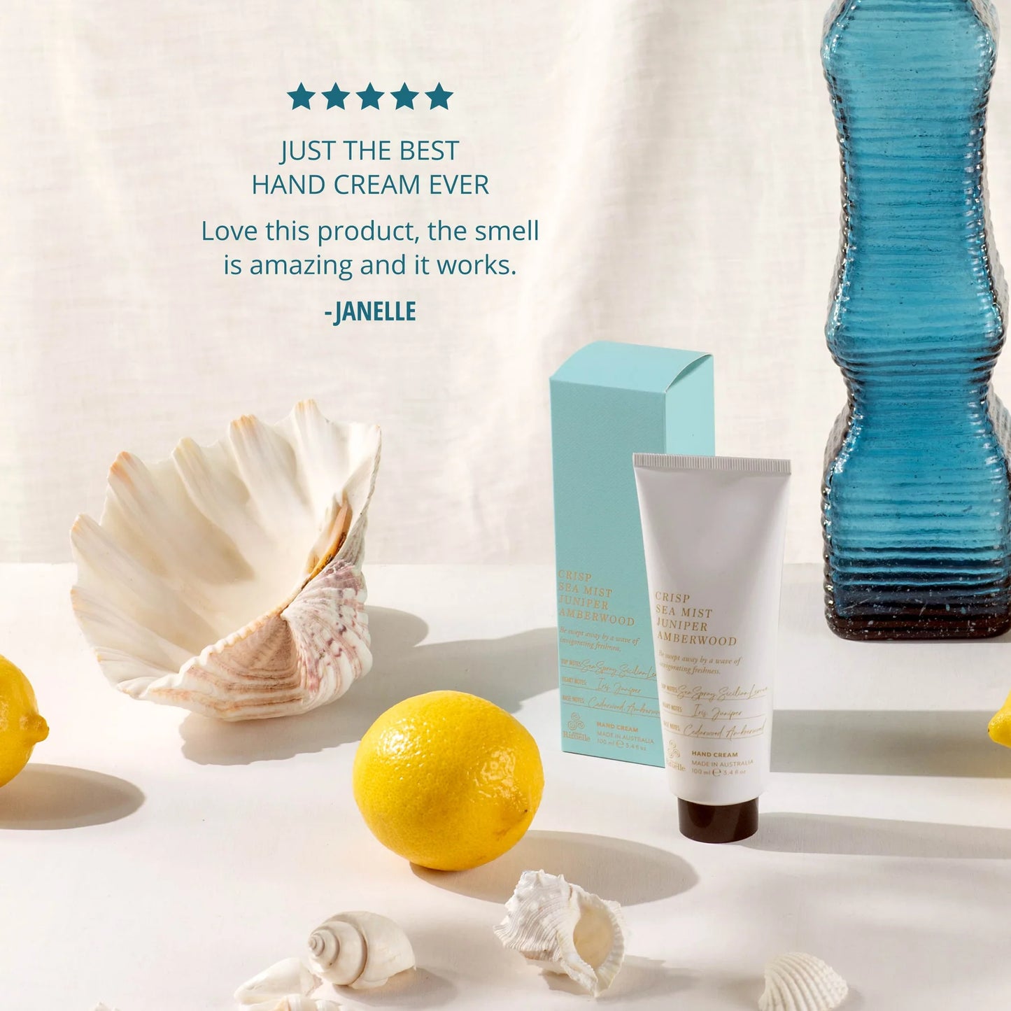 🌊 Crisp Sea Mist, Juniper & Amberwood – Hand Cream (100ml) By Urban Rituelle