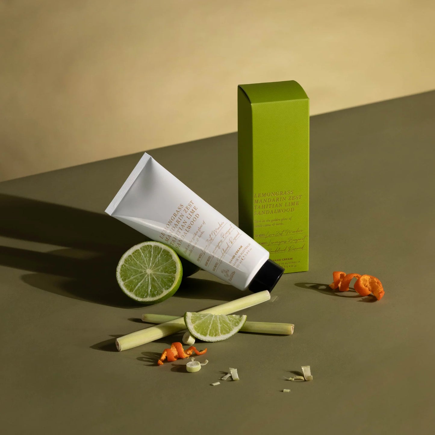 🍋 Lemongrass, Mandarin Zest, Tahitian Lime & Sandalwood – Hand Cream (100ml) By Urban Rituelle