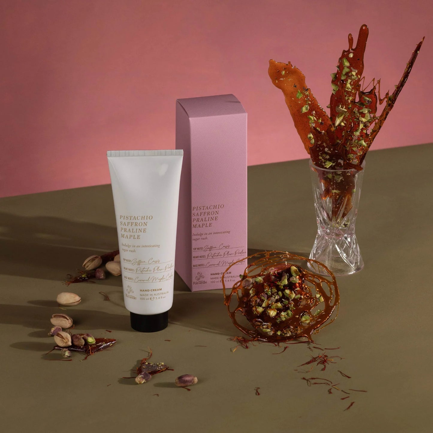 🥜 Pistachio, Saffron, Praline & Maple – Hand Cream (100ml) By Urban Rituelle