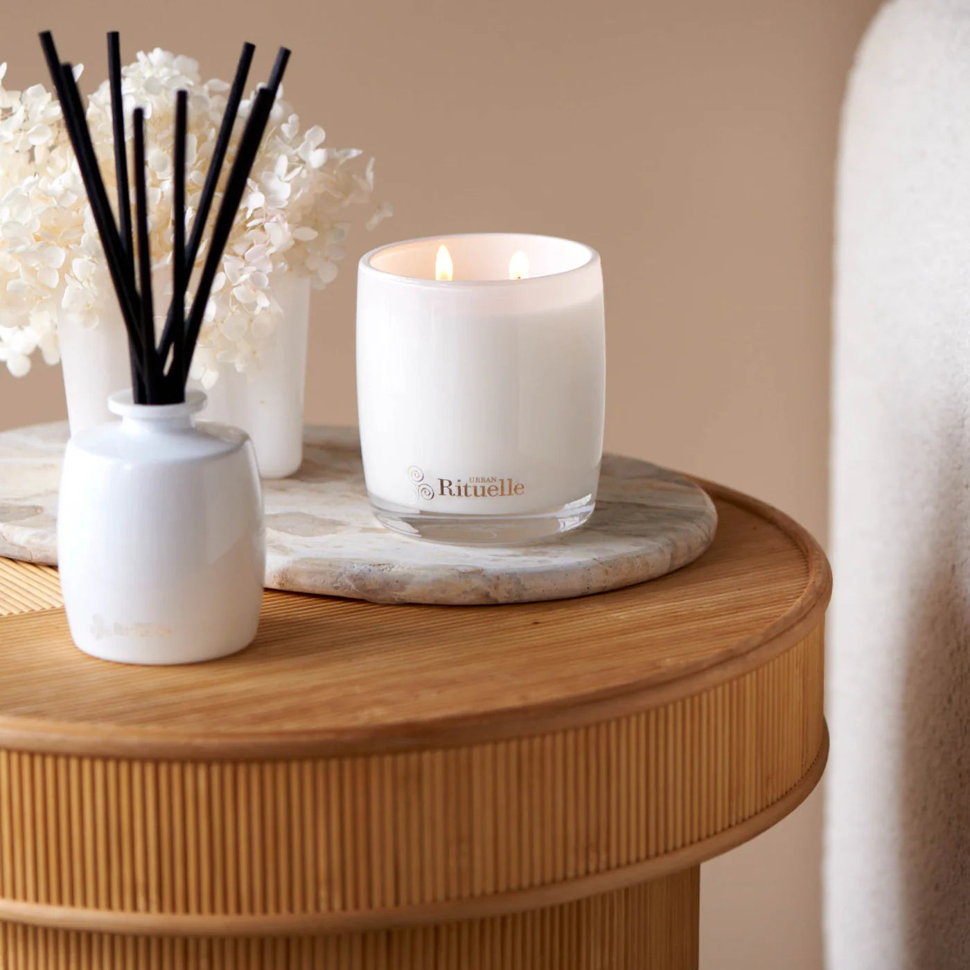 🌊 Crisp Sea Mist, Juniper & Amberwood Fragrance Diffuser Set (220ml) By Urban Rituelle 🌿🪵 - cool, grounding