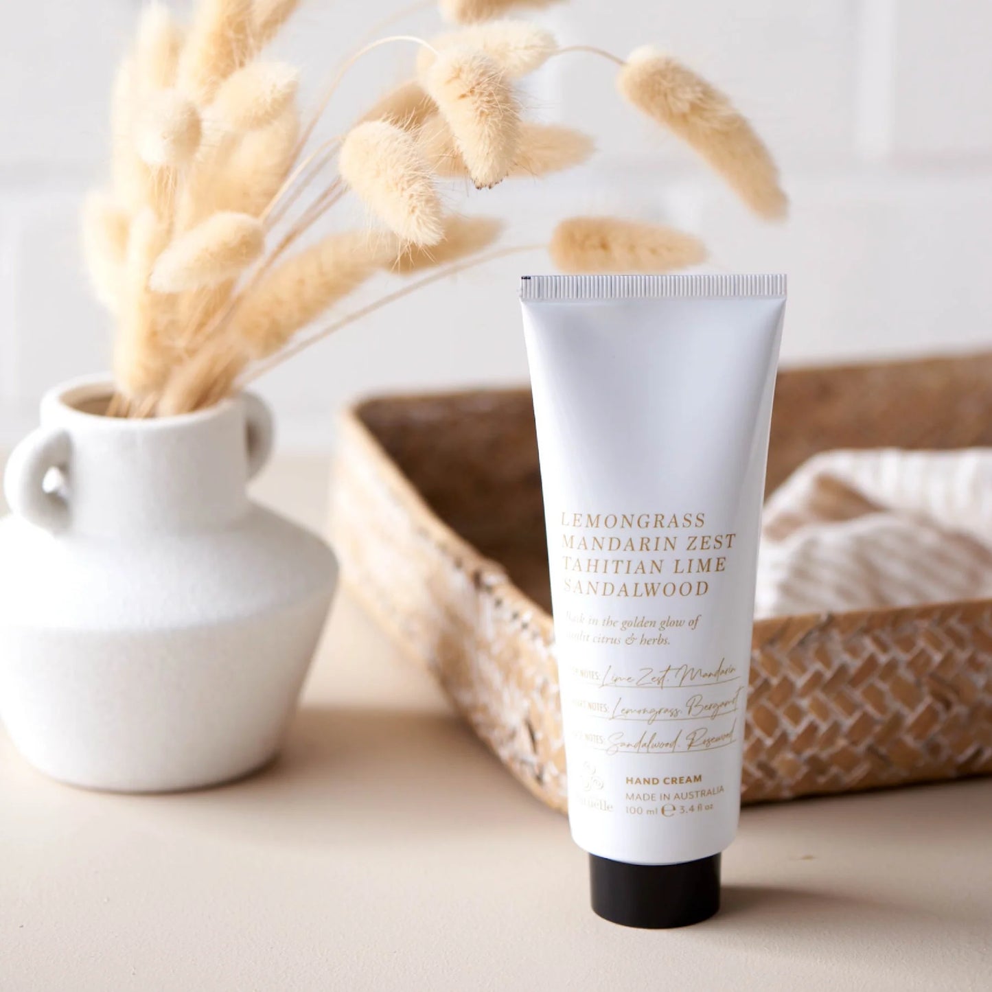 🍋 Lemongrass, Mandarin Zest, Tahitian Lime & Sandalwood – Hand Cream (100ml) By Urban Rituelle