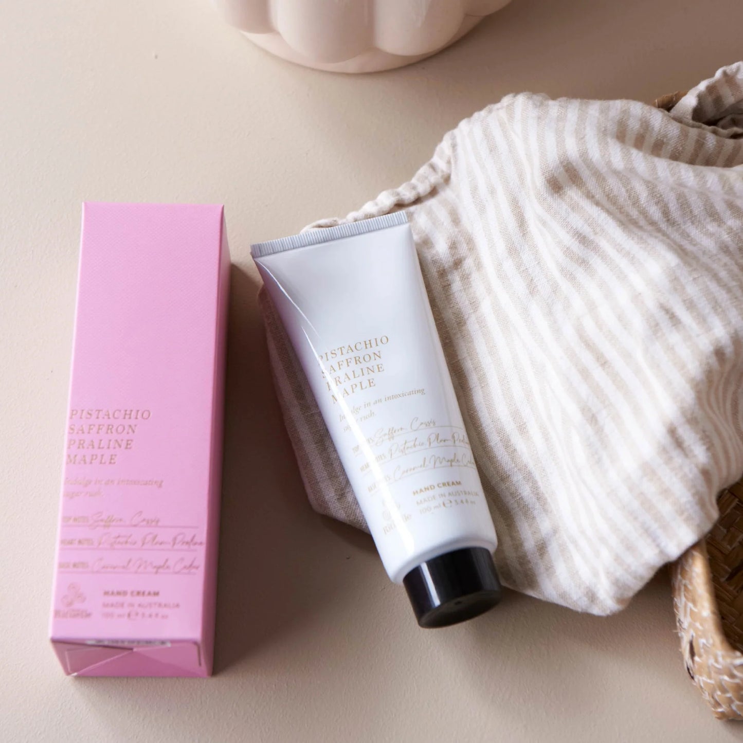 🥜 Pistachio, Saffron, Praline & Maple – Hand Cream (100ml) By Urban Rituelle