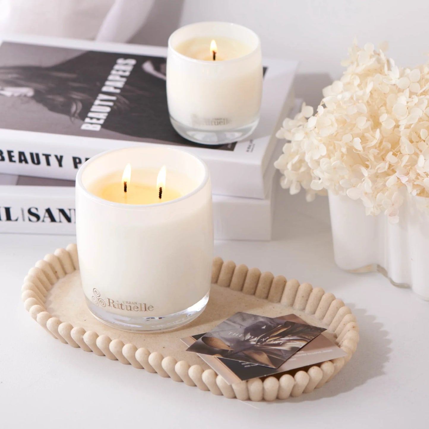 🥜 Pistachio, Saffron, Praline & Maple Scented Soy Candle (400g) By Urban Rituelle 🥜✨🍫 - smooth, sweet, comforting