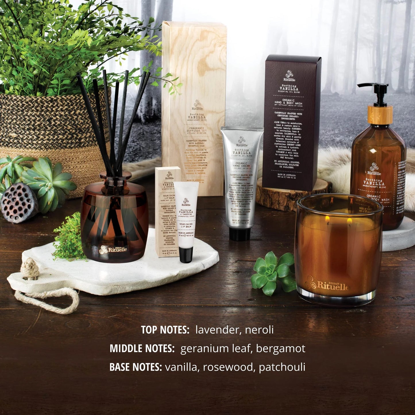 💜 Vanilla, Lavender & Geranium – Room & Linen Mist (100ml) By Urban Rituelle