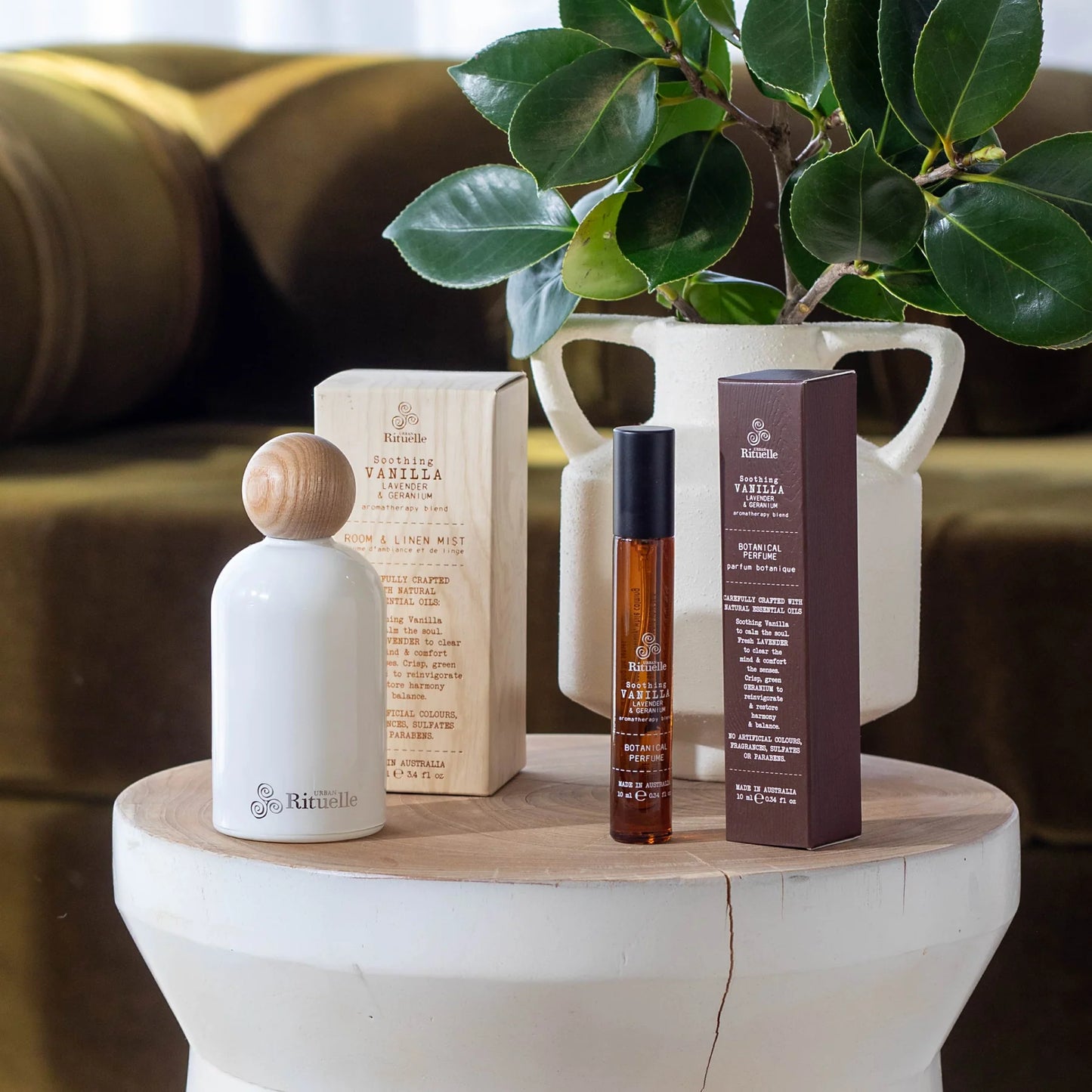 💜 Vanilla, Lavender & Geranium – Room & Linen Mist (100ml) By Urban Rituelle