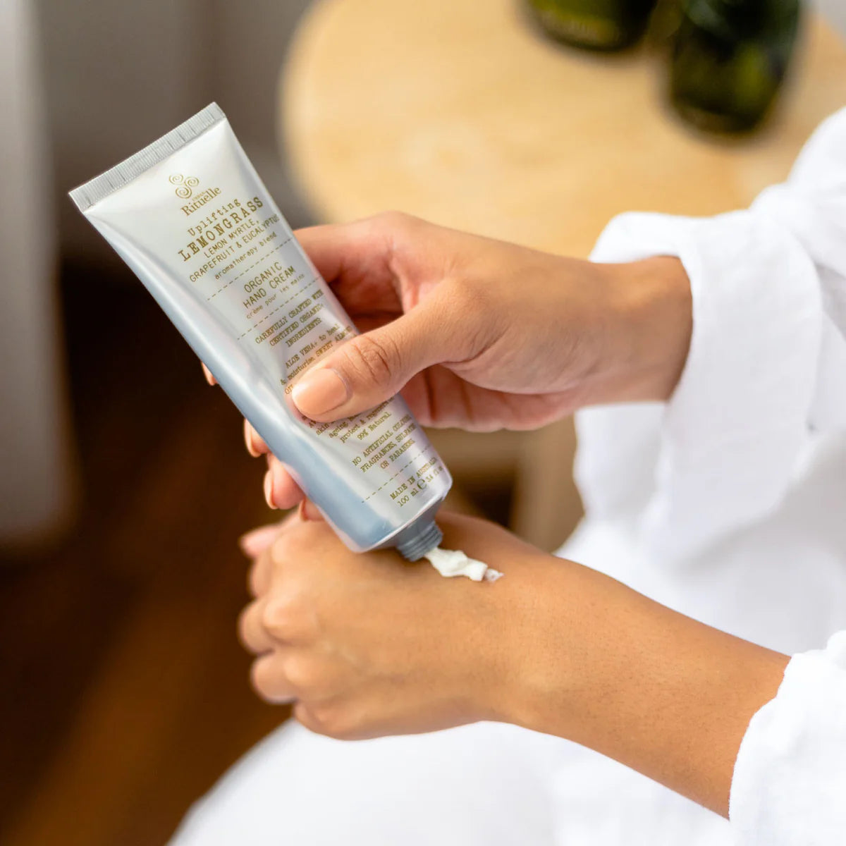 🍋 Lemongrass, Lemon Myrtle, Grapefruit & Eucalyptus – Organic Hand Cream (100ml) By Urban Rituelle