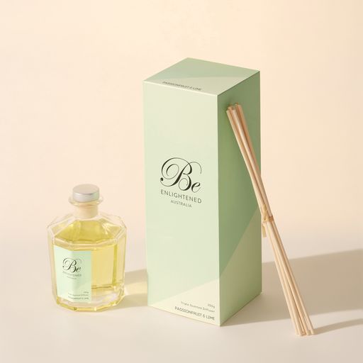 🍈Passionfruit & Lime Triple Scented Diffuser 280ml Be Enlightened 🍹✨ -  Lively, juicy, sweet