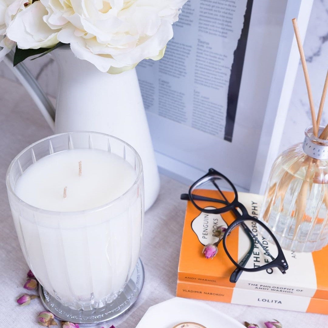Peppermint Grove Patchouli & Bergamot Soy Candle 370g – Earthy, Warm & Uplifting 🌿🕯️